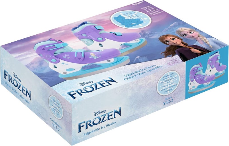 Hedstrom Disney Adjustable Ice Skates Youth Size 12-2, Disney Frozen 2, Purple, (40-80002WC) - Image 2